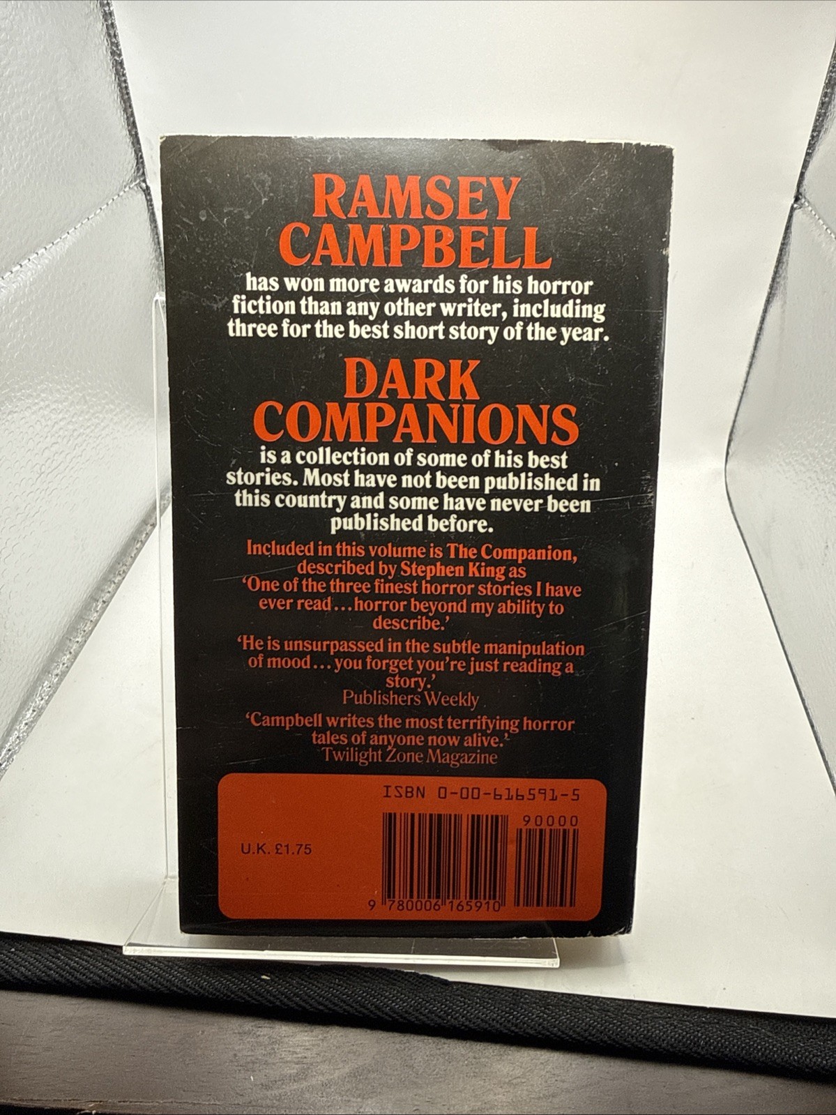 Dark Companions By Ramsey Campbell Vintage Fontana Horror 1982 1st Edition Pr