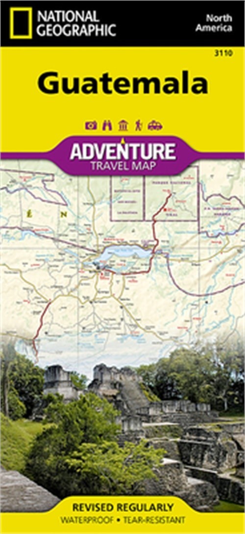 Guatemala (Sheet Map, Folded)