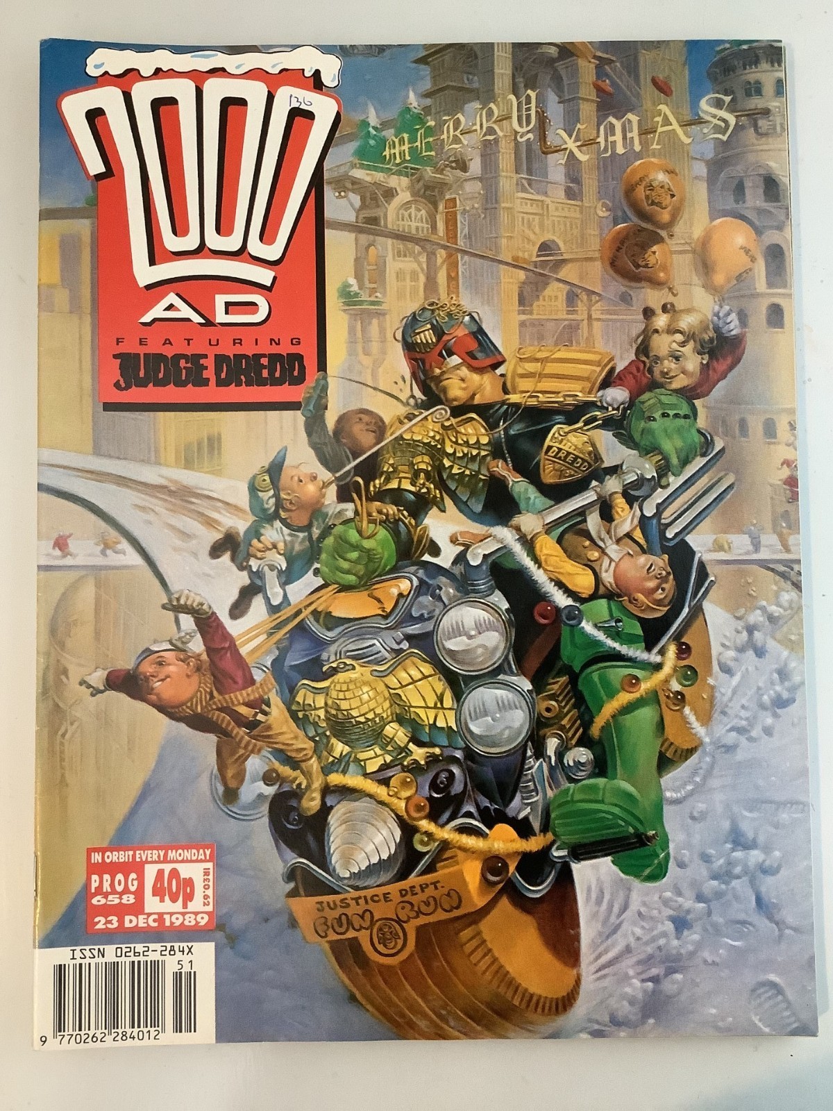 2000AD #654 – #658 (1989) Very Good