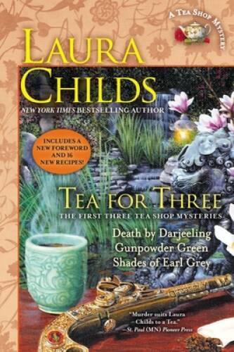 Tea for Three: The First Three Tea Shop Mysteries – Paperback – VERY GOOD