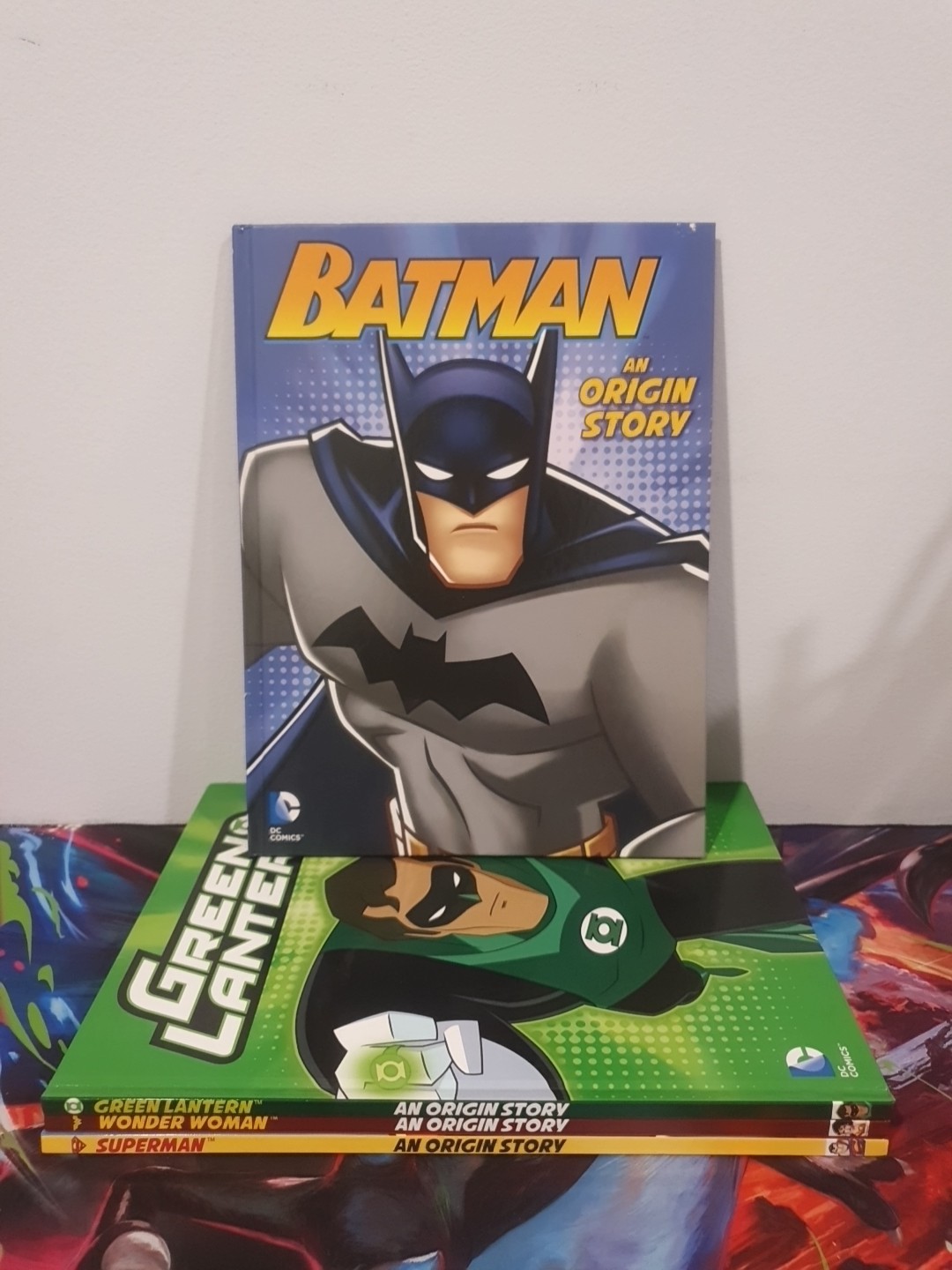 DC Comics Super Hero Collection: 4 Origin Stories Hardcover Set