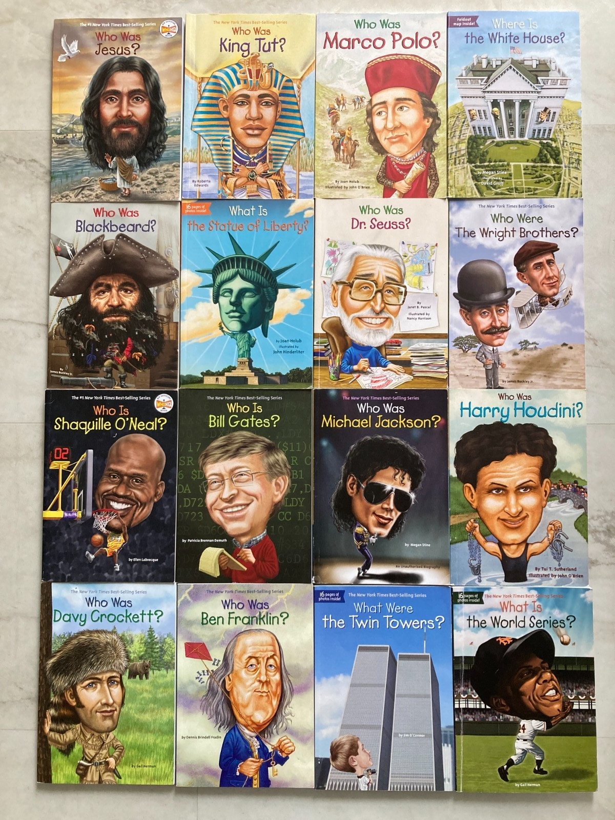 Who What Where Was Series Books Lot of 16