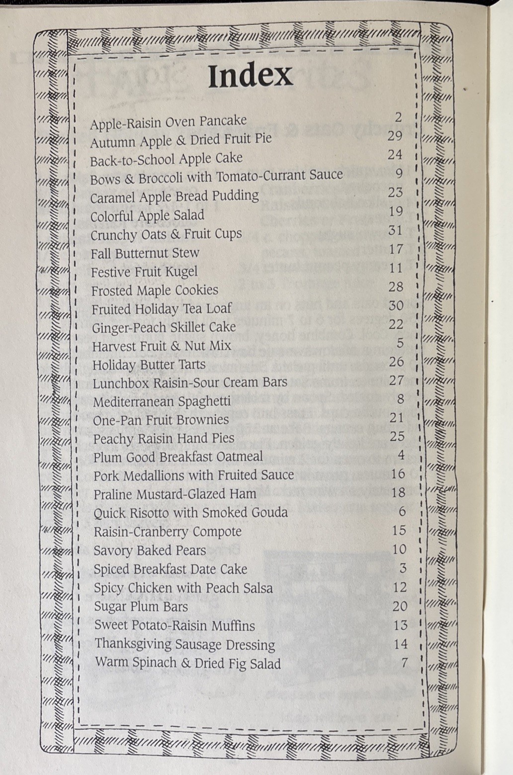 Goose Berry Patch Cookbook Fall Favorites with Sun Maid Raisins & Dried Fruit