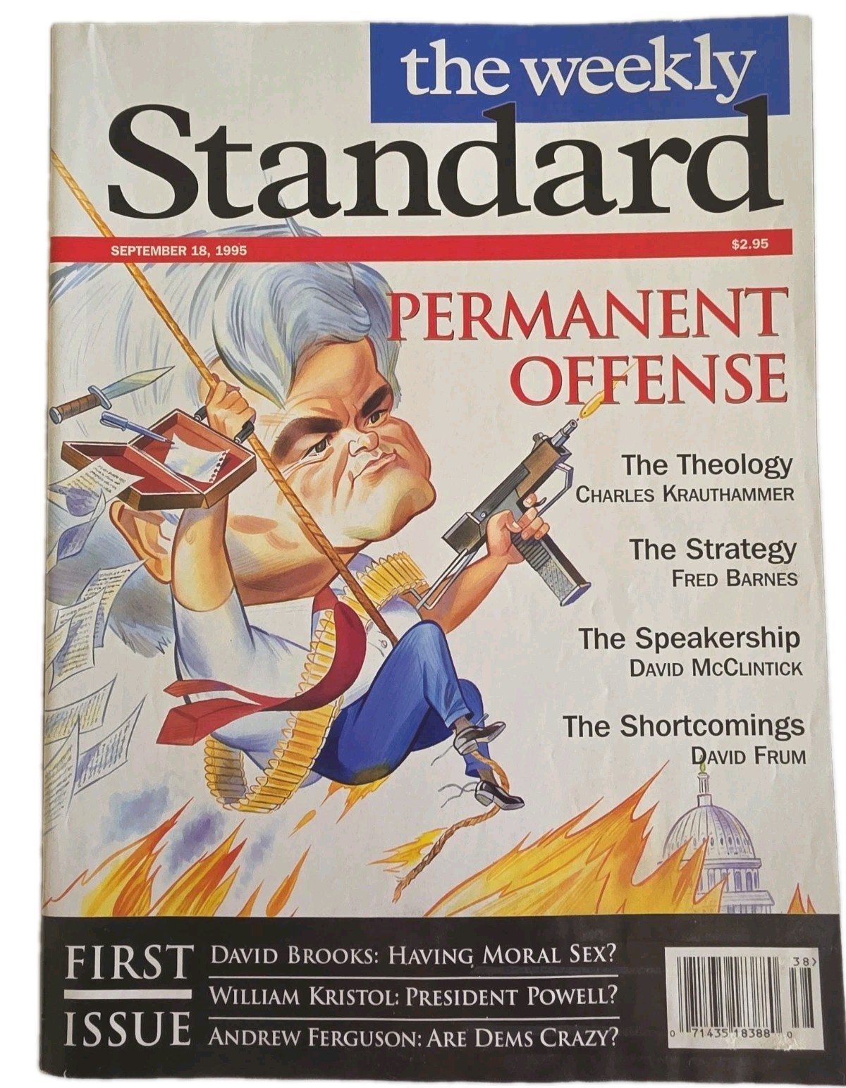 Historic First Issue – The Weekly Standard Magazine – Sept 18, 1995 – Near Mint