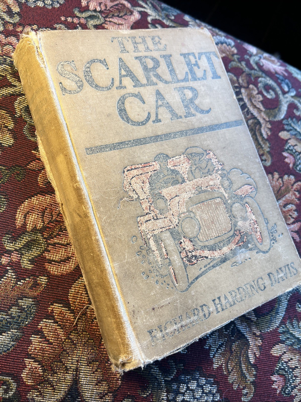 The Scarlet Car By Richard Harding Davis Antique Book