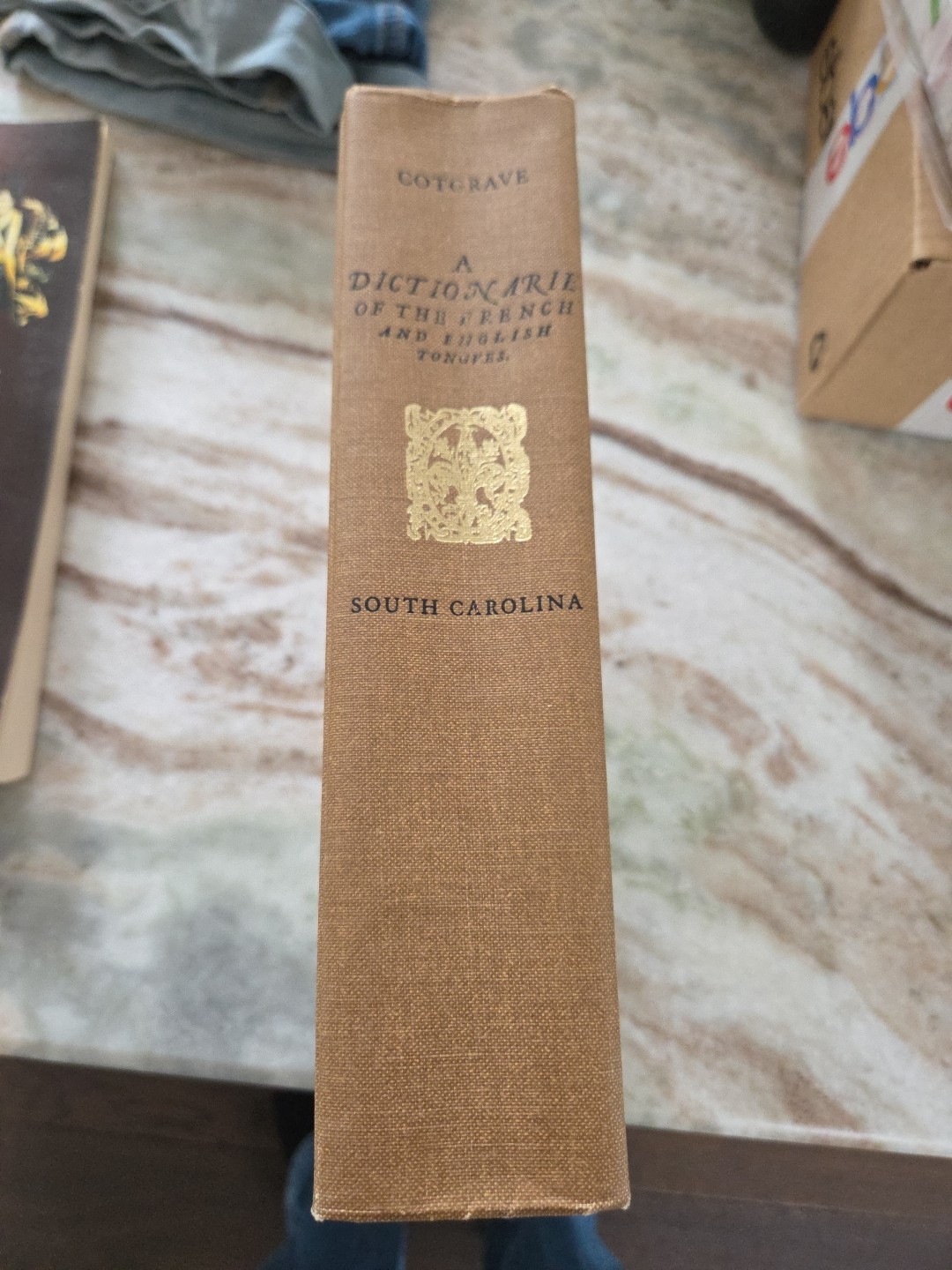 1968 Ed “A Dictionarie of the French and English Tongues” 1611 Reproduction HTF