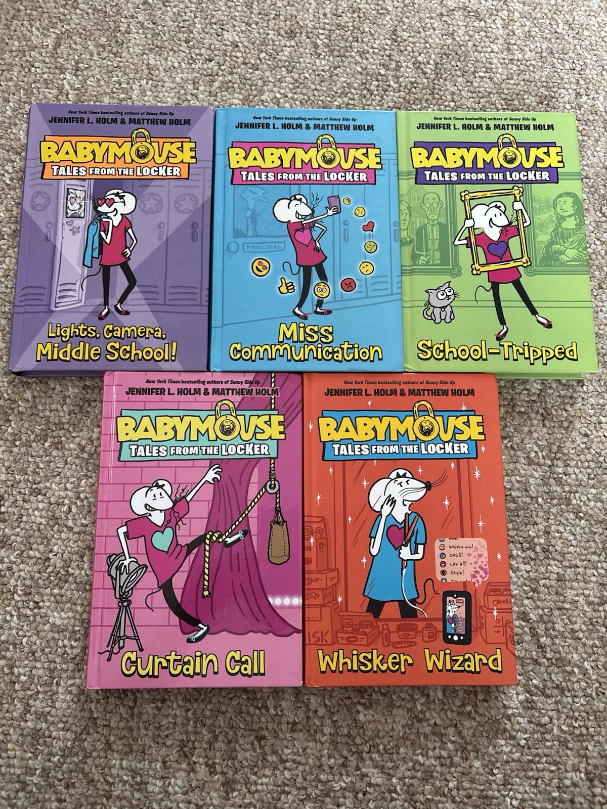 Babymouse Tales from the Locker Ser. Paperback Juvenile Fiction Ages 9-12 Holm
