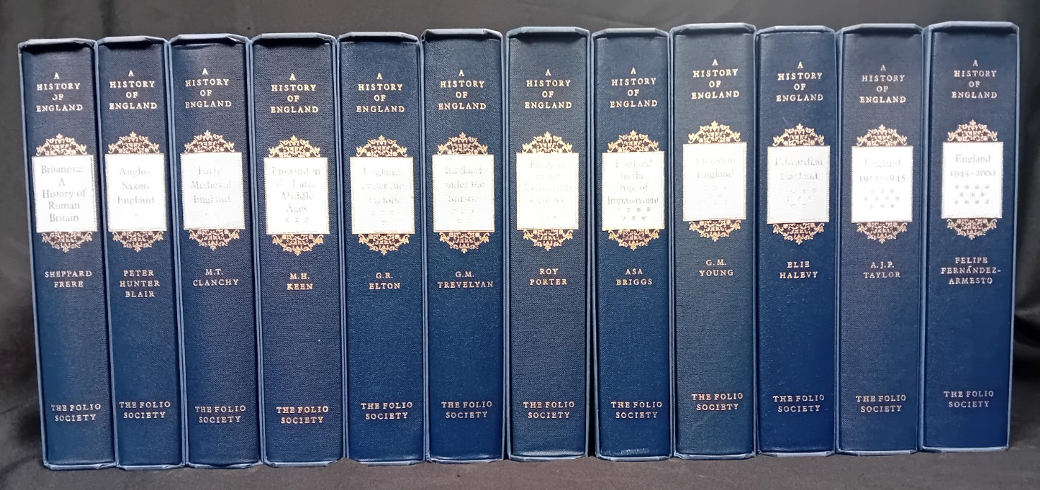 Folio Society History Of England Complete in 12 Volumes Excellent Condition 2002