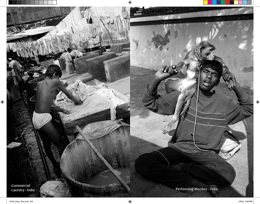 Stephen Shames – CHILD LABOR Zine – 28 pages – 5.5 x 8.5 inches BLM Zine