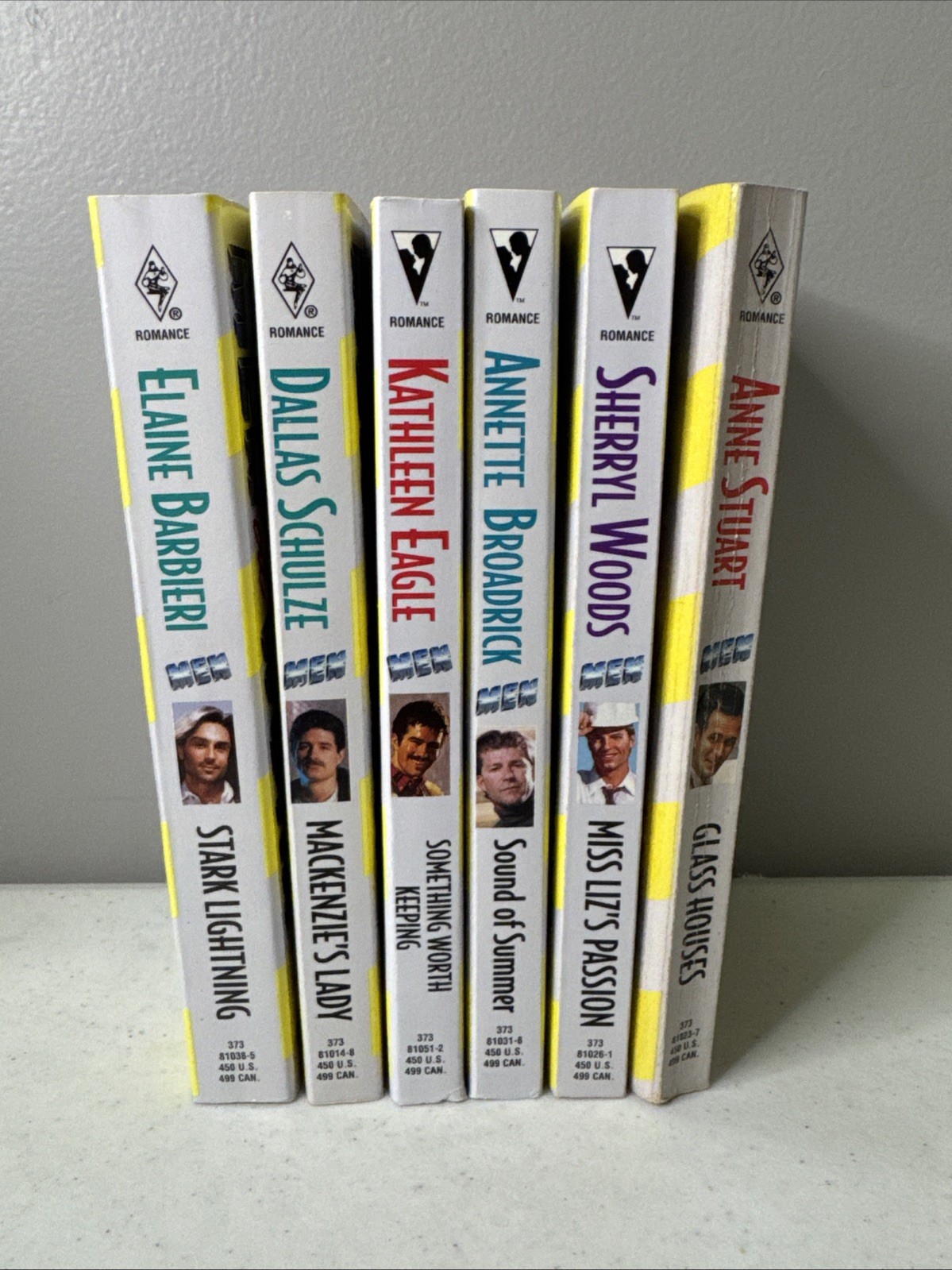 Men At work Series Paperback Romance Lot Of 6