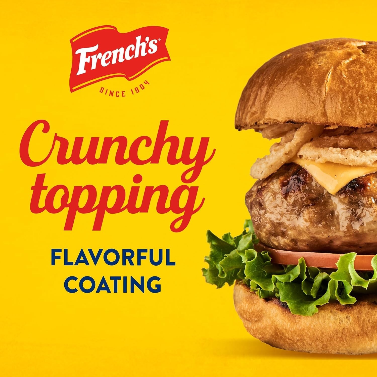 Authentic French’s Crispy Fried Onions, No Artificial Flavors – 2.8 oz Delight