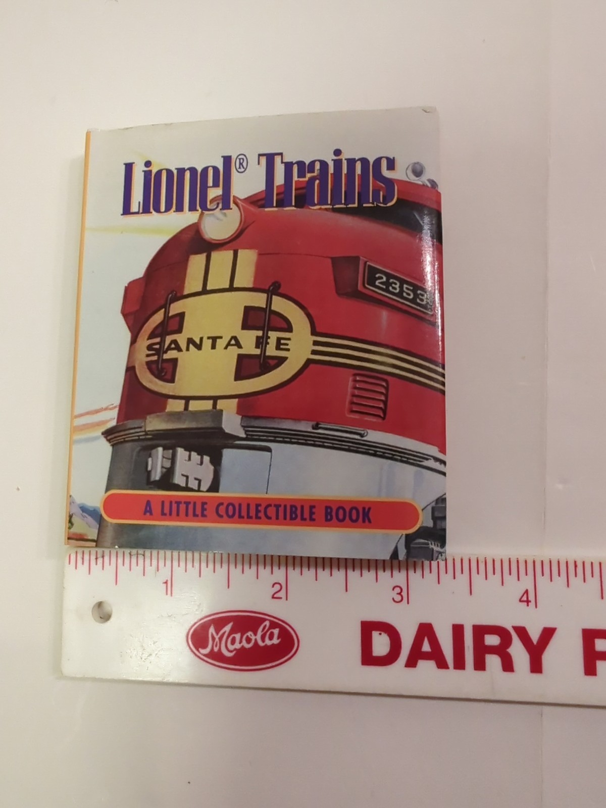 LIONEL TRAINS By John Boswell Miniature 3 1/4 By 3 3/4 Inch 2002