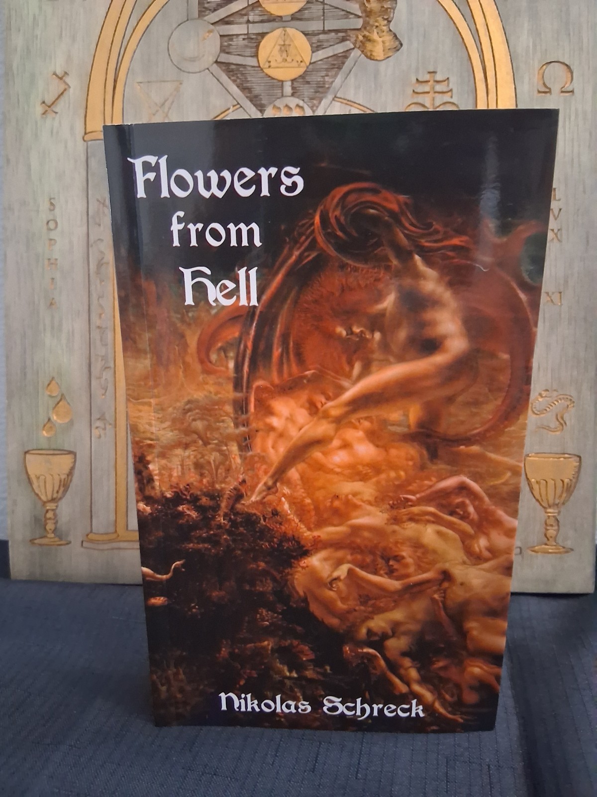Flowers from Hell: A Satanic Reader by Nikolas Schreck Manus Sinistra occult PB