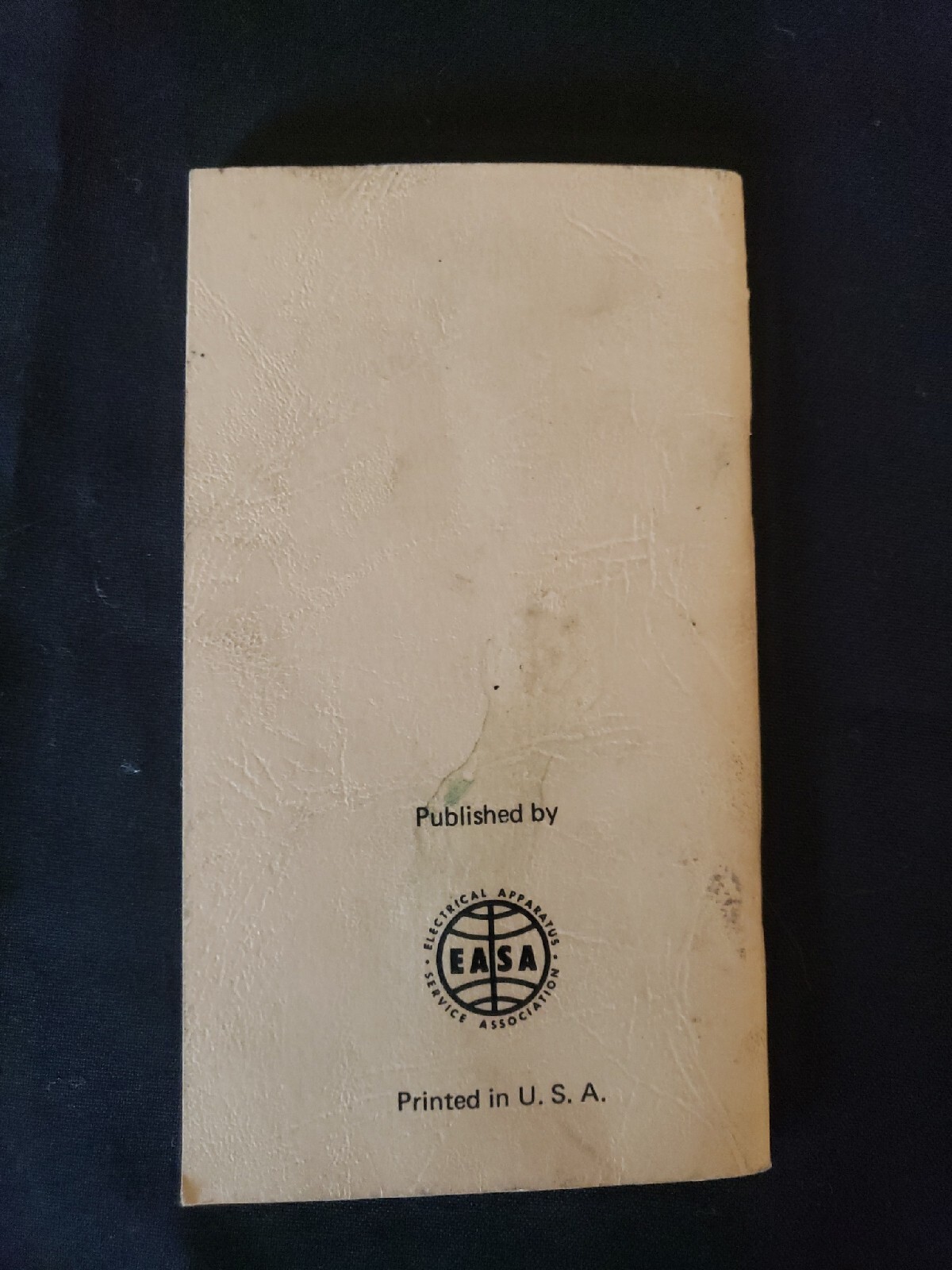 Vintage Electrical Engineering Pocket Handbook 1982 EASA Reference Booklet USA