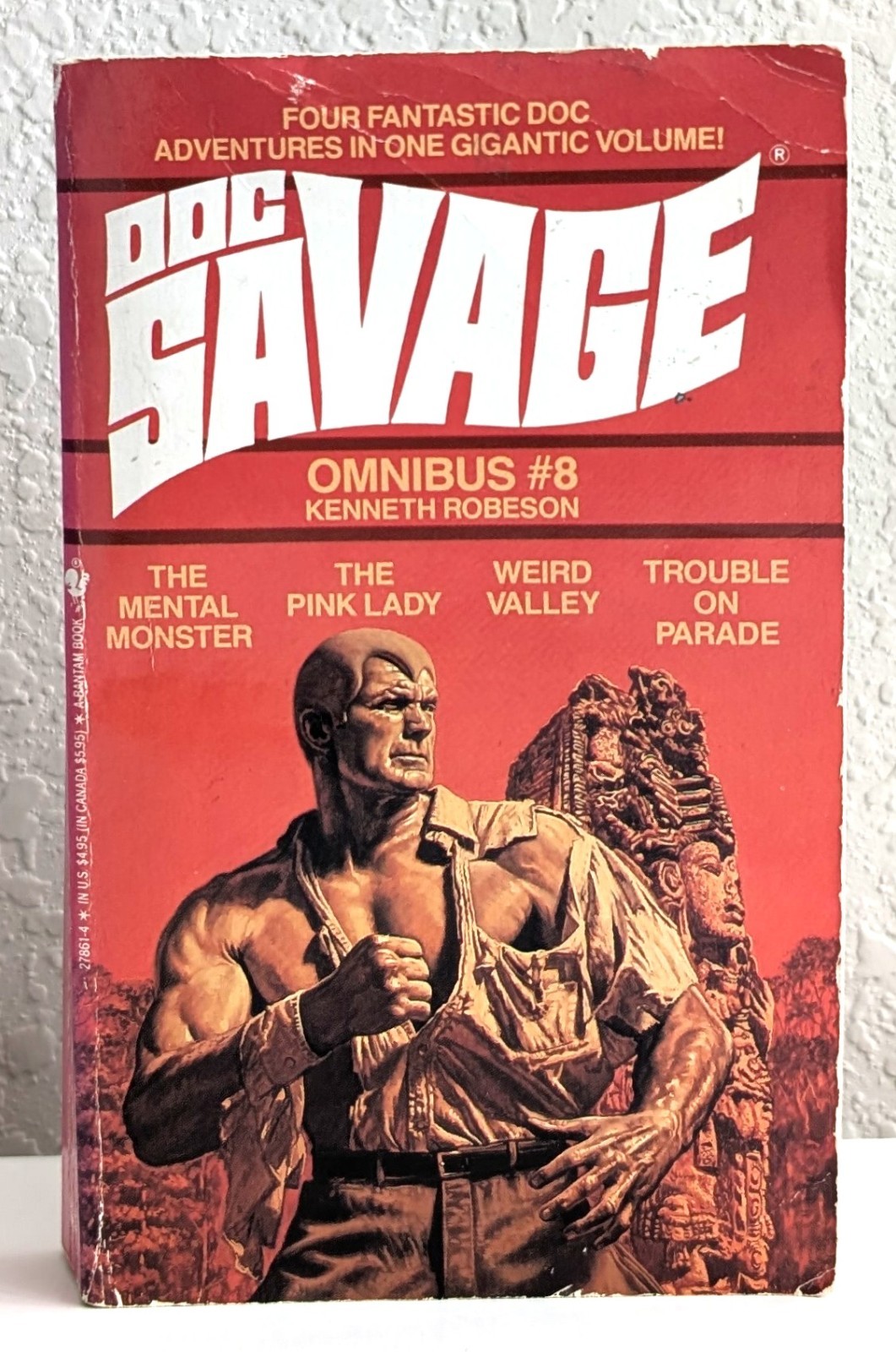 Kenneth Robeson = DOC SAVAGE Omnibus #8 = vintage 4-in-1 paperback 1st printing
