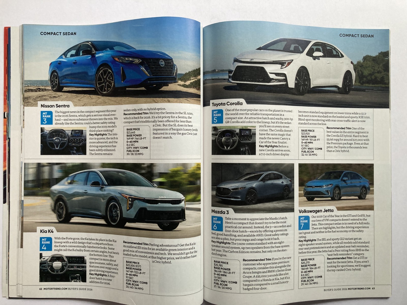 2026 MOTOR TREND NEW CAR & TRUCK BUYER’S GUIDE Magazine UNBIASED REVIEWS / New