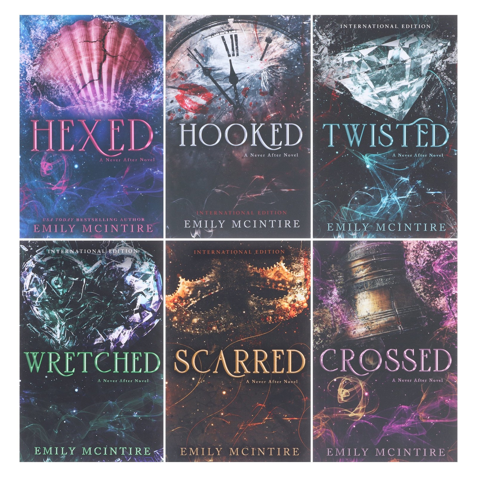 Never After Series by Emily McIntire Complete 6 Books Set – Fiction – Paperback