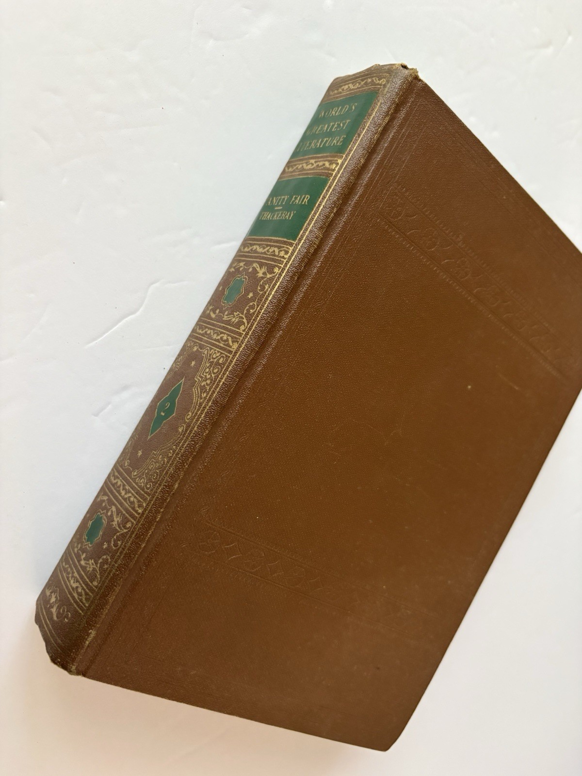 VANITY FAIR by Thackery Volume #2 World’s Greatest Literature Vintage Book