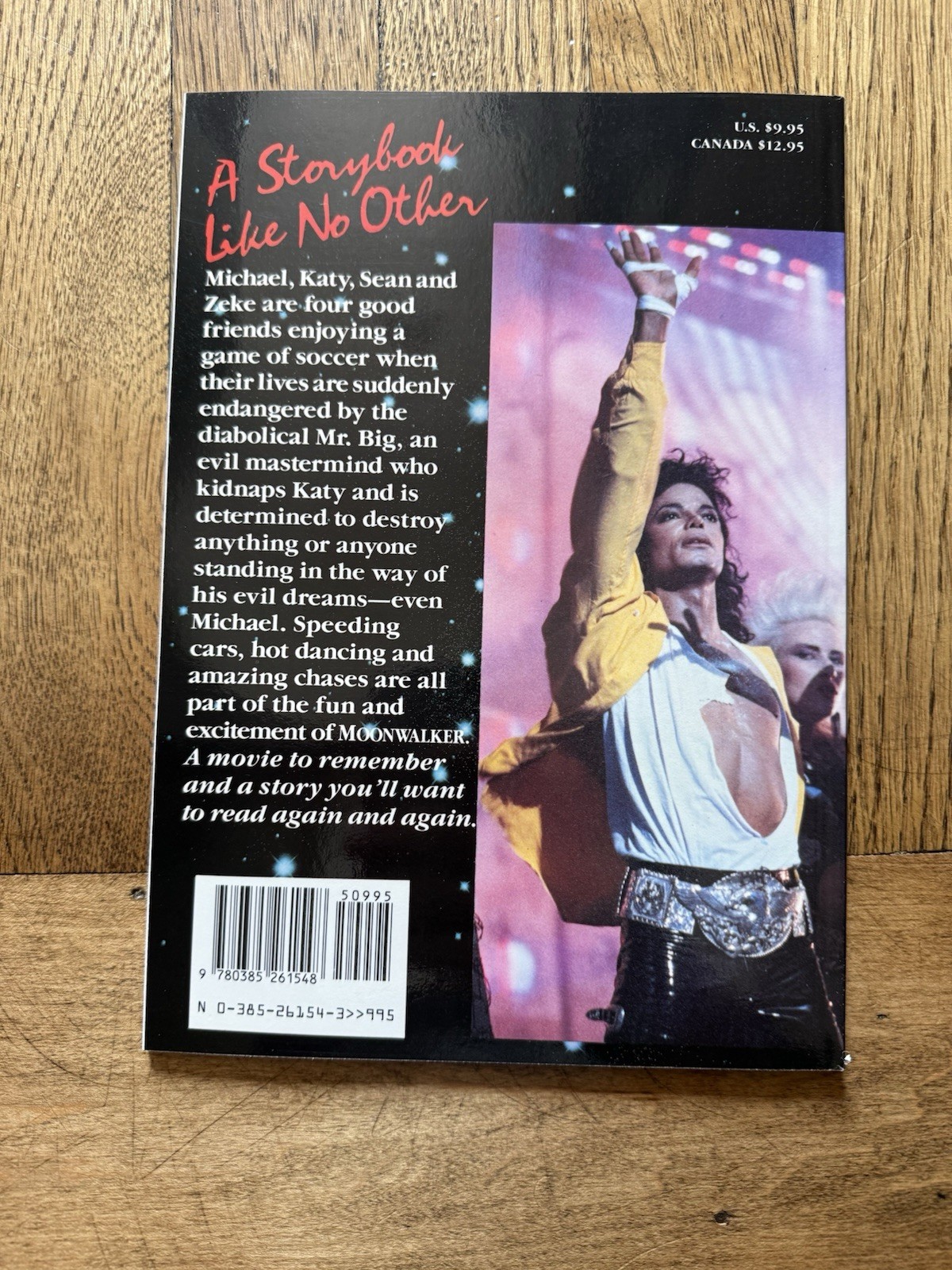 MICHAEL JACKSON~MOONWALKER THE STORYBOOK 1988 1ST EDITION BOOK NOS NEW