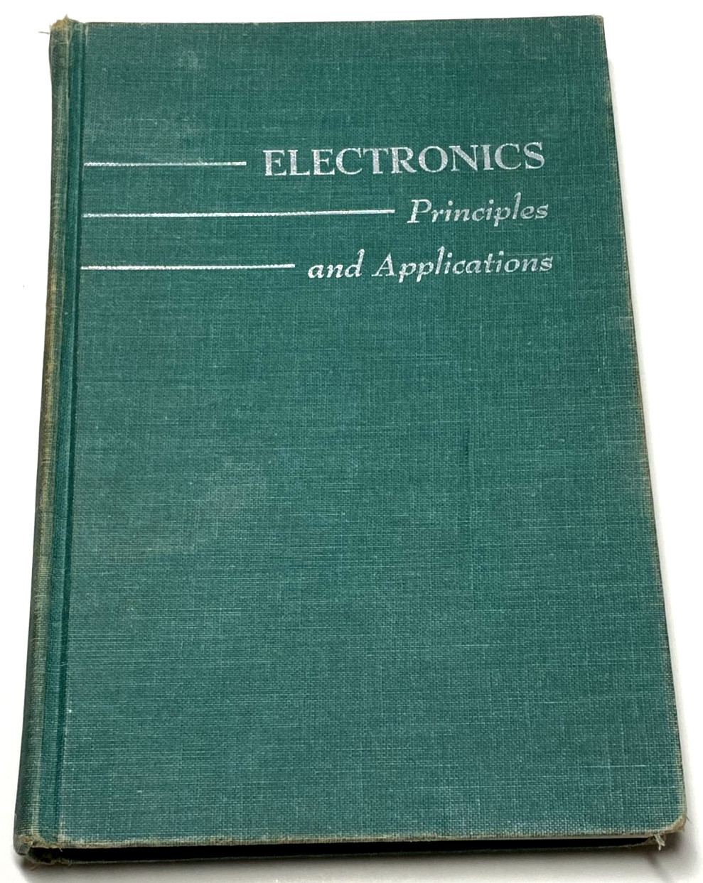 Electronics Principles And Applications Book By Ralph R. Wright 1950