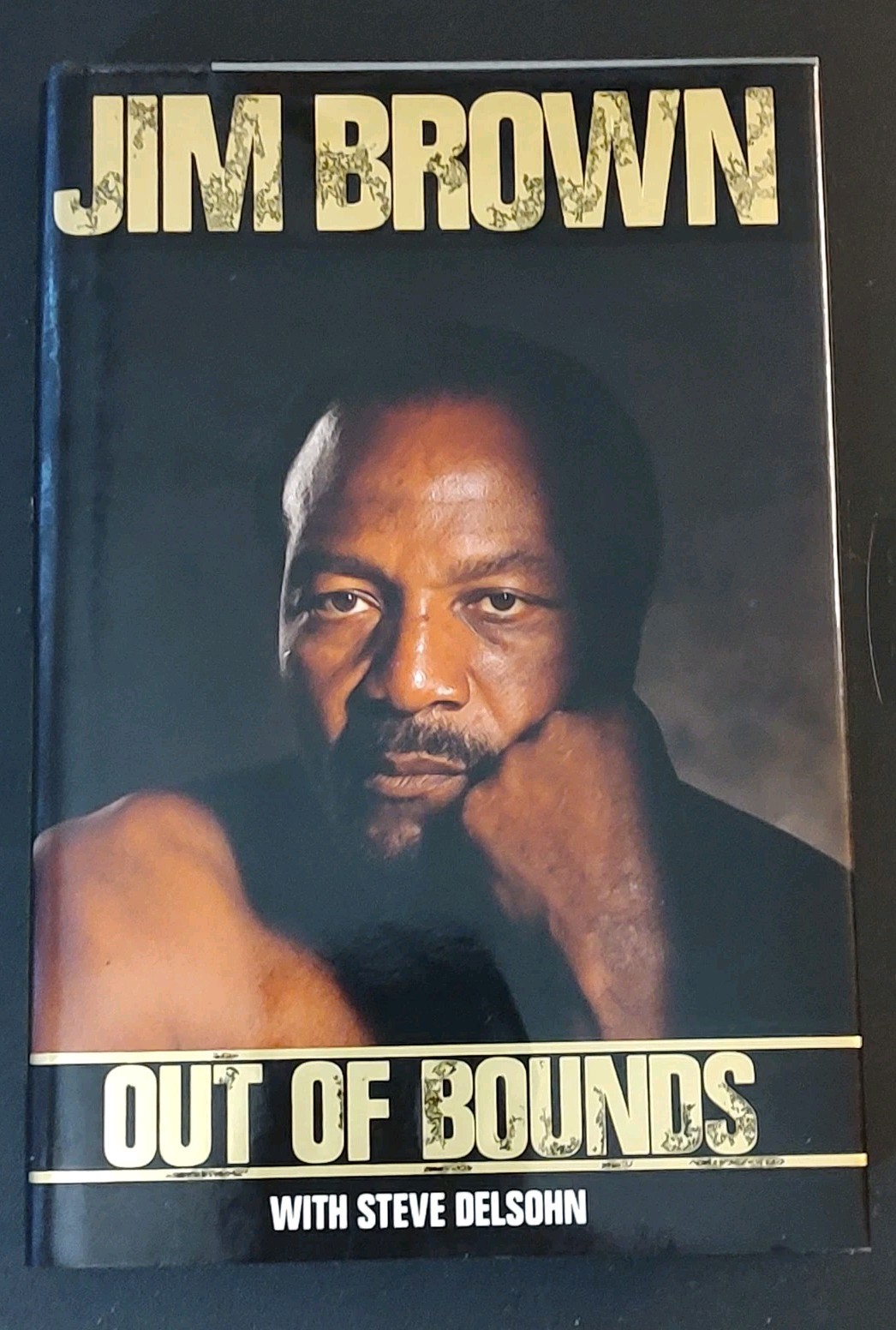 Jim Brown autographed book