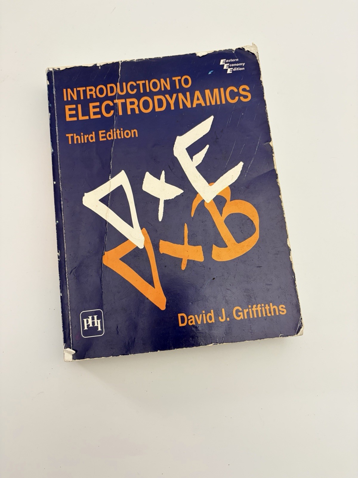 Introduction to Electrodynamics – Paperback, by David J. Griffiths – Acceptable