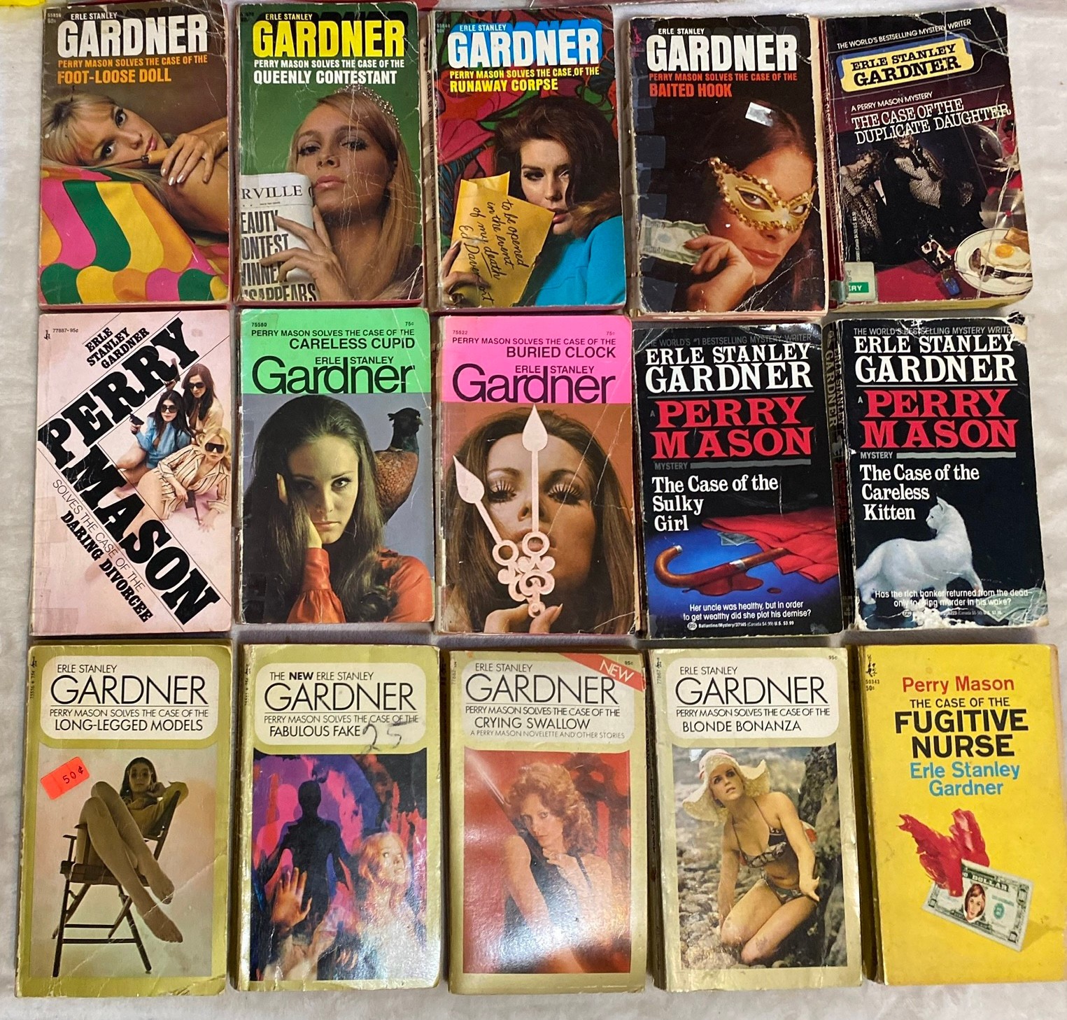 Perry Mason Erle Gardner BUYAS MANY POOR ROUGH READERS & SHIPPING IS ONLY $5.#P4