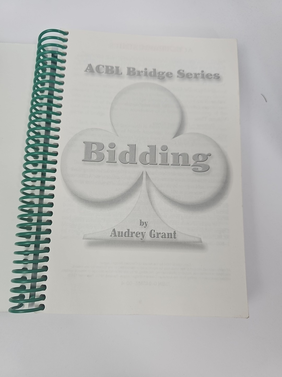 ACBL Bridge Series, Bidding,