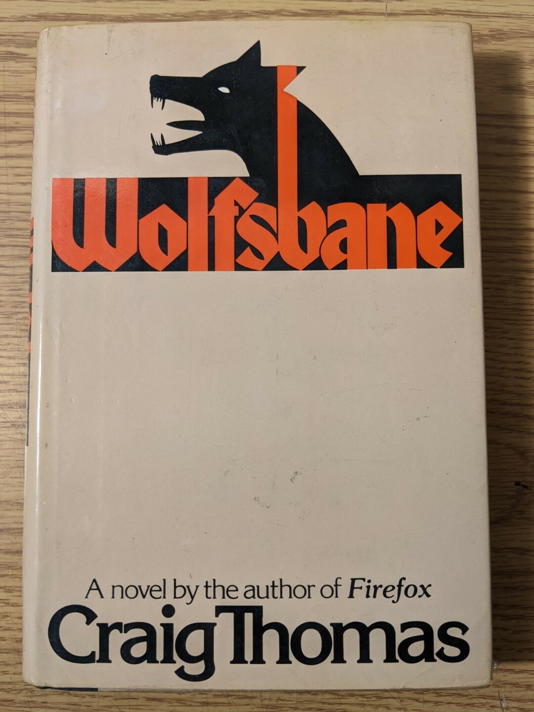 Wolfsbane by Craig Thomas 1978 First American Edition 1st printing HCDJ