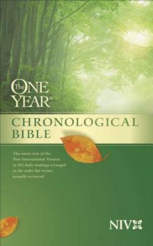 The One Year Chronological Bible [NIV] – Paperback By Tyndale – GOOD