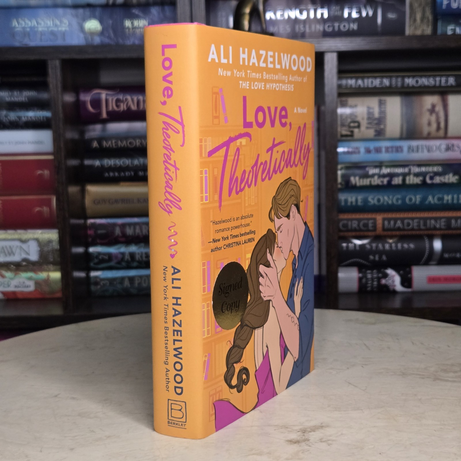Ali Hazelwood Love, Theoretically Hardcover Signed 1st Print (2023)