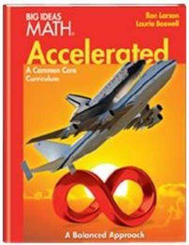 BIG IDEAS MATH Accelerated: Student Edition Red 2014 – Hardcover – GOOD