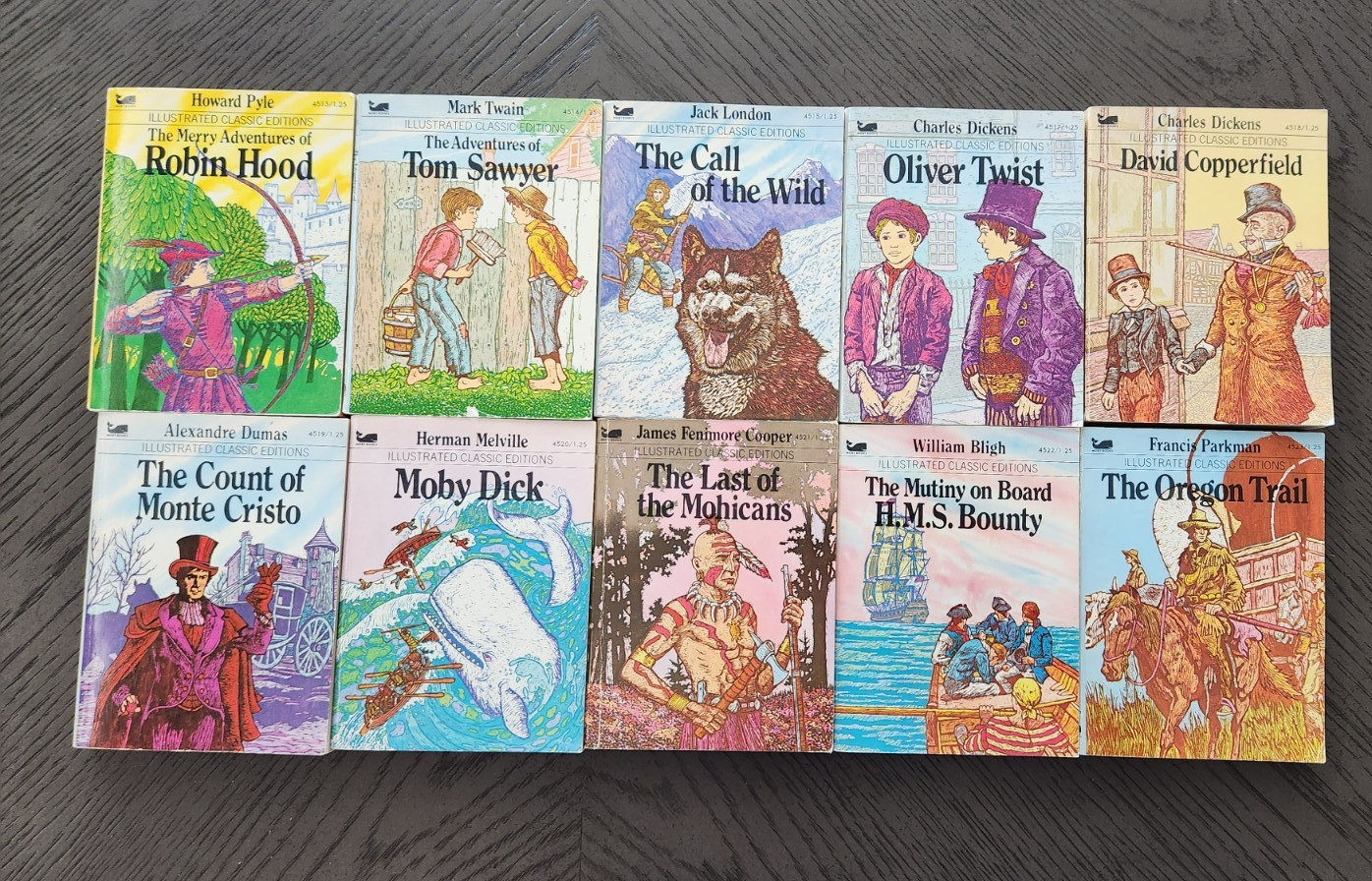 Illustrated Classic Editions Mini Paperbacks Lot Vintage Classics