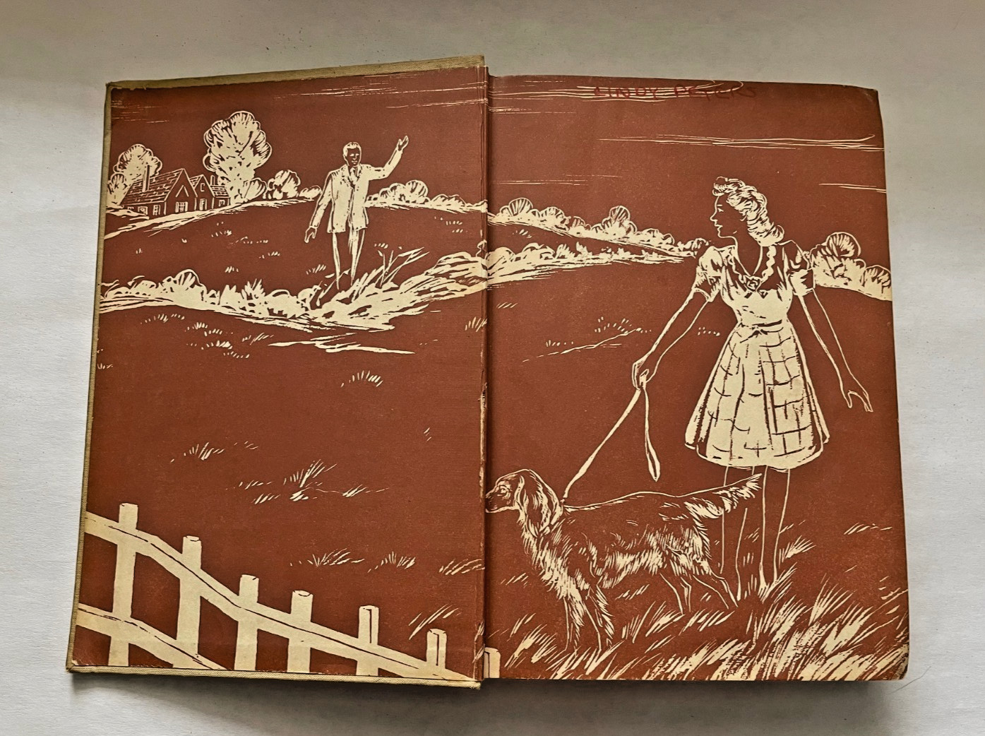 Pattern for Penelope Mary Wolfe Thompson 1944 Longmans Green HC No DJ Vintage