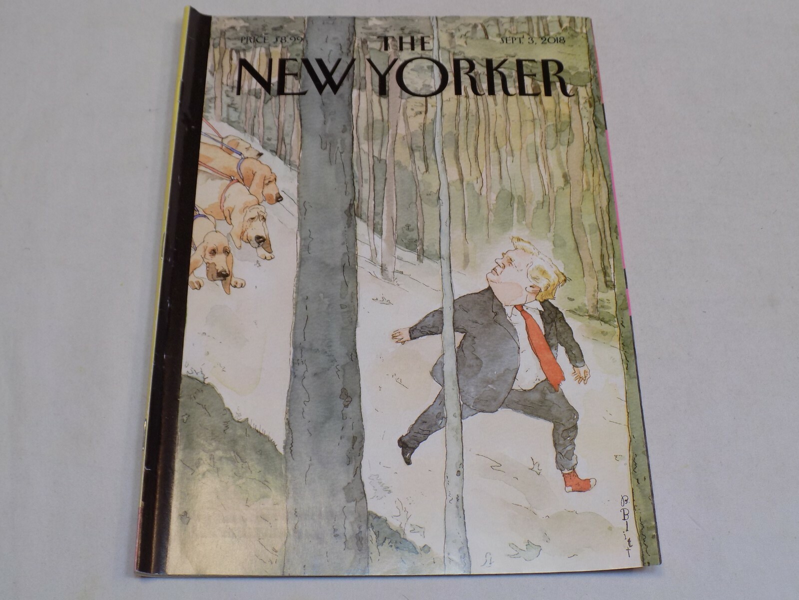 The New Yorker Magazine Sep 3 2018 Donald Trump Hound Dogs Barry Blitt ClosingIn