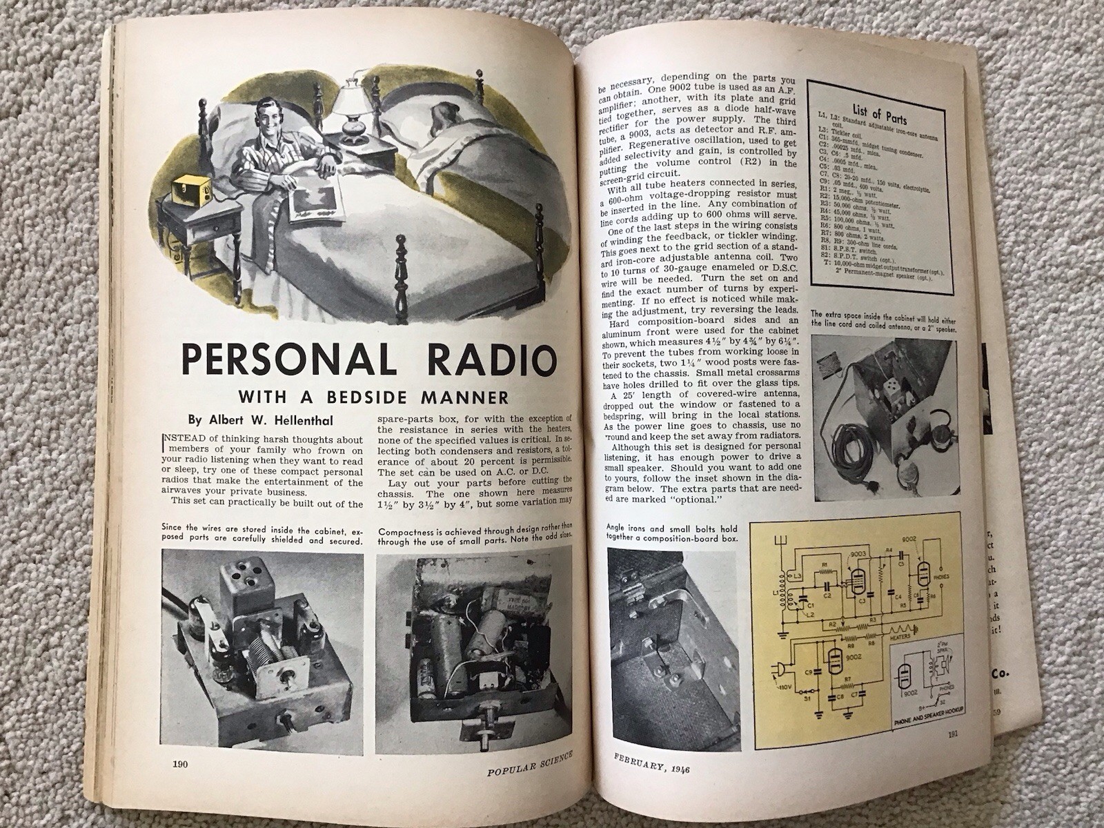 Lot of 2 POPULAR SCIENCE Monthly Magazines March 1942 and February 1946