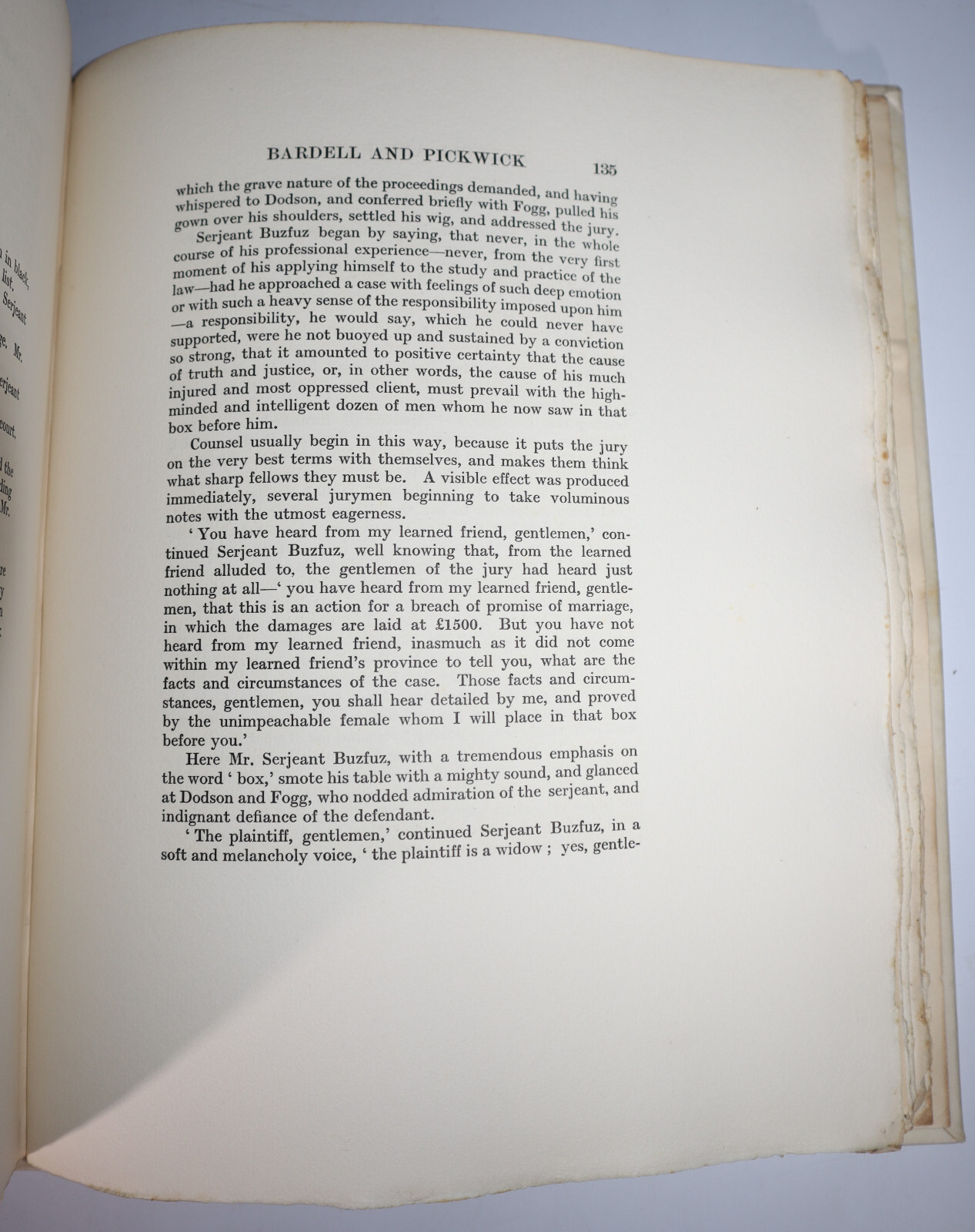 1910 Mr Pickwick from Pickwick Papers Illustrated SIGNED Frank Reynolds Ltd Ed