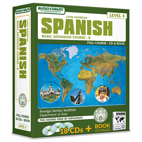 FSI: Basic Spanish Advanced B (18 CDs/Book) by Foreign Service Institute