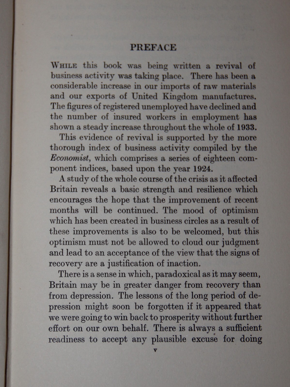 Harold Macmillan Reconstruction 1934 British Prime Minister