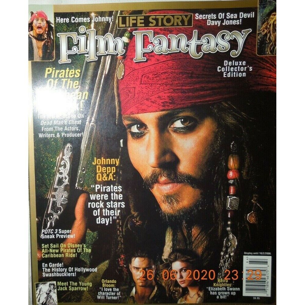JOHNNY DEPP life story PIRATES OF CARIBBEAN keira knightley ORLANDO BLOOM