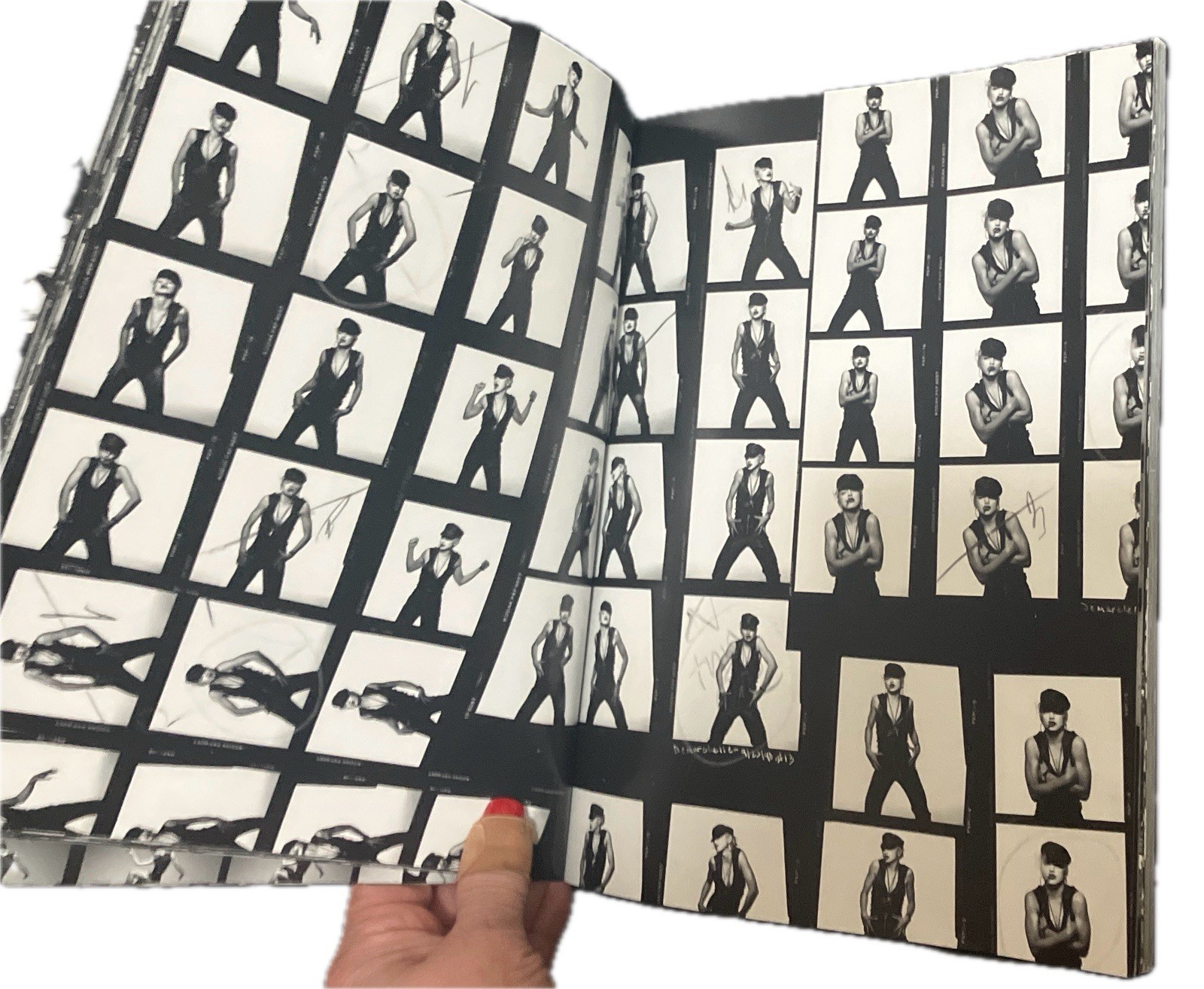 Patrick Demarchelier CONTACT SHEETS 1999 Tony Shafrazi Gallery, First Edition