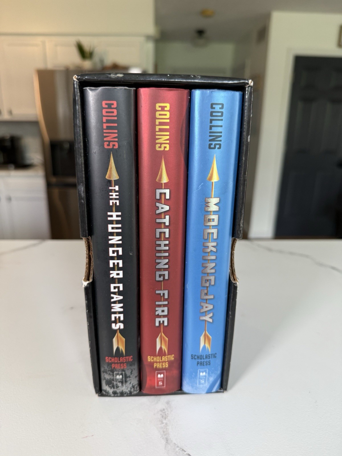The Hunger Games Trilogy Boxed Set Set by Suzanne Collins (Hardcover)