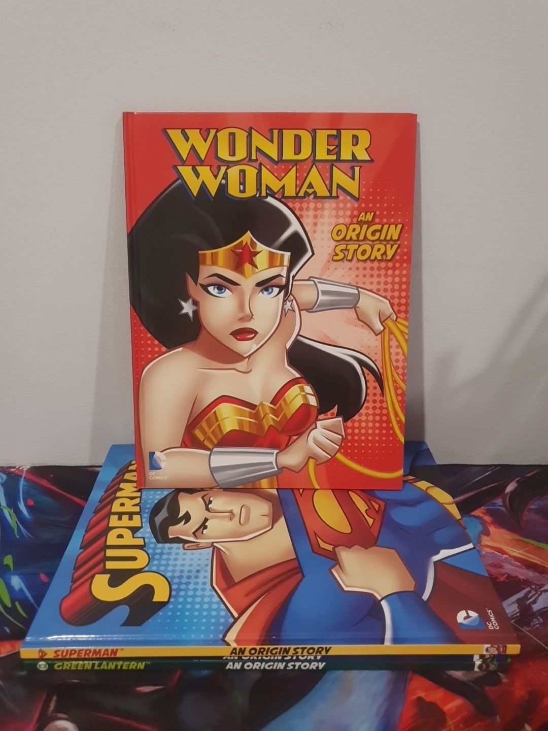 DC Comics Super Hero Collection: 4 Origin Stories Hardcover Set