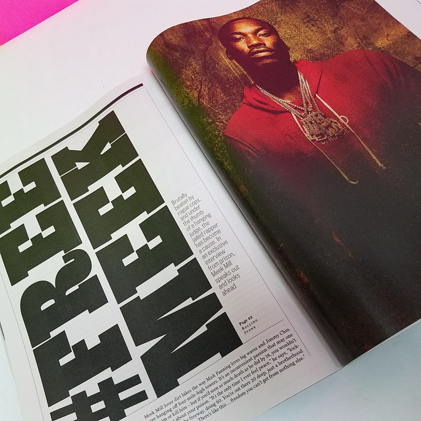JACK WHITE’s NEW STRIPES 2018 Rolling Stone Magazine Meek Mill Issue 1309/1310