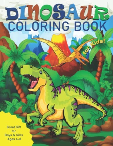 Dinosaur Coloring Book for Kids: … by Coloring, Two Hoots Paperback / softback