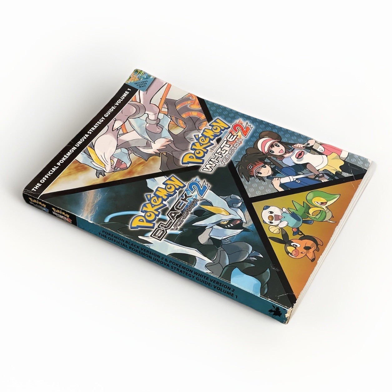 Pokemon Black & White Version 2 Official Strategy Guide Unova Vol 1 Nintendo DS