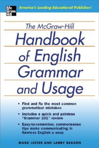 The McGraw-Hill Handbook of English Grammar and Usage – Paperback – VERY GOOD