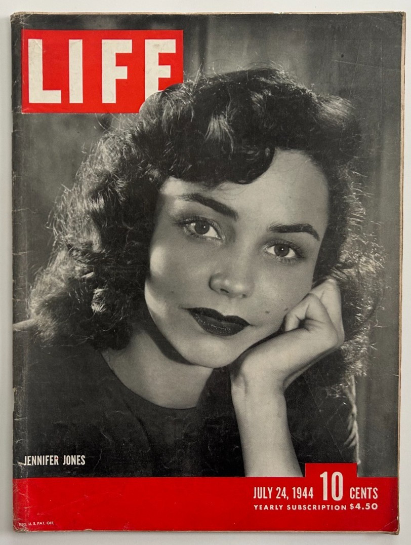 Vintage July 24, 1944 LIFE Magazine – WWII – Jennifer Jones