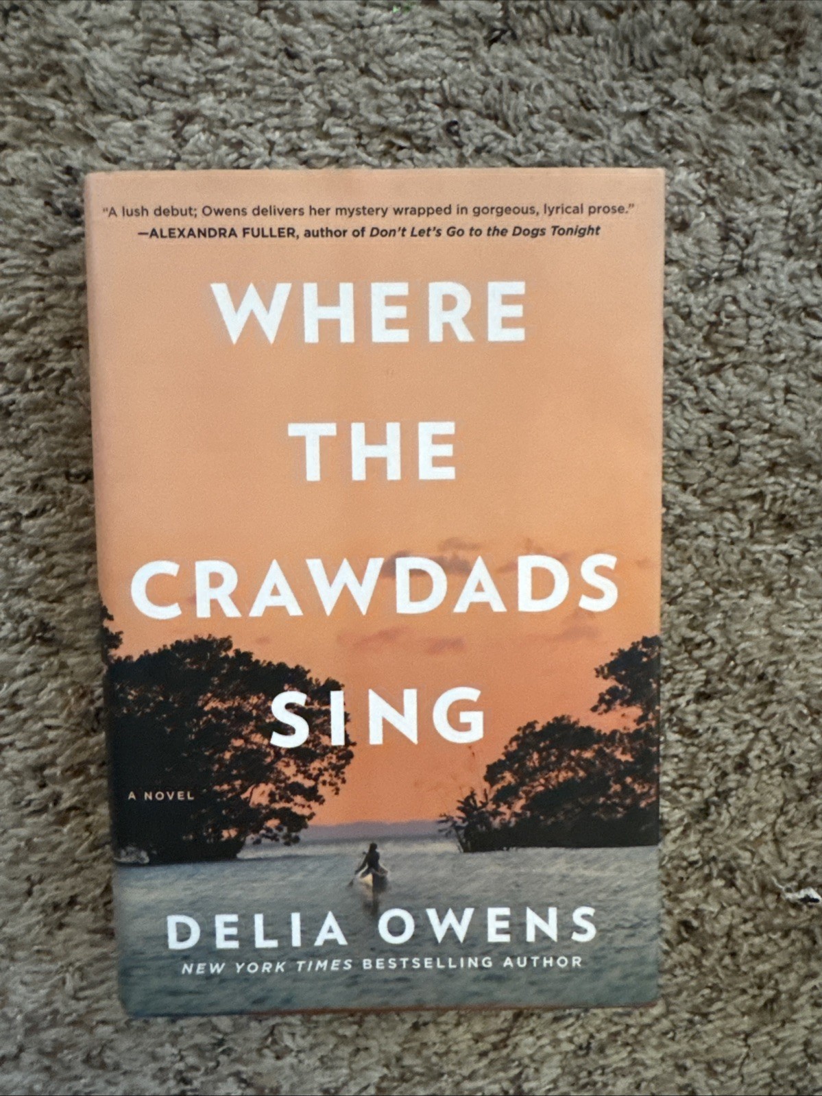Where the Crawdads Sing First Edition Third Printing HCDJ Delia Owens 2018 VGC