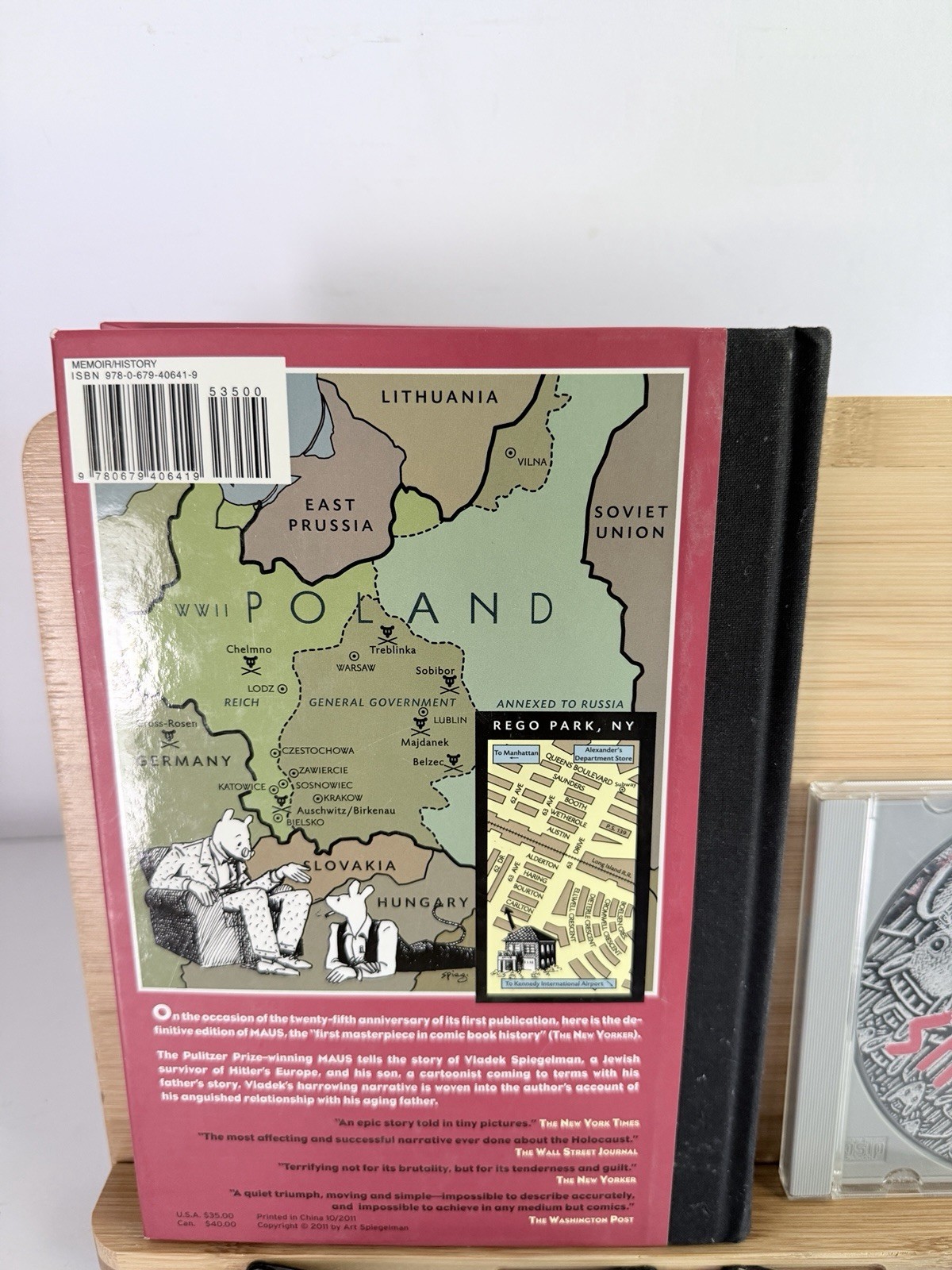 THE COMPLETE MAUS ART SPIEGELMAN HC HARDCOVER GRAPHIC NOVEL PULITZER W/ CD-ROM